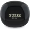“Guess Flat Classic Logo Electroplated” TWS ausinės su įkrovimo dėklu (juodos)