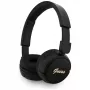 Guess Metal Logo Script belaidės Bluetooth 5.3 ausinės, juodos
