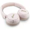 Guess Metal Logo Script belaidės Bluetooth 5.3 ausinės ant ausų (rožinės)