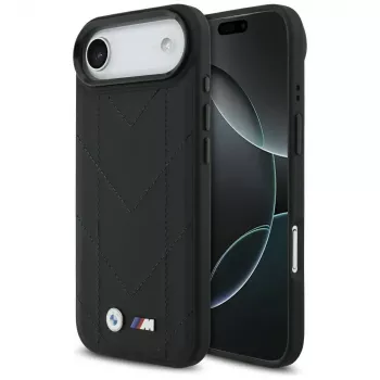 BMW M Quilted Logo MagSafe dėklas, skirtas Apple iPhone Air, juodas