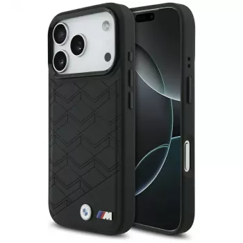 BMW M Shape Logo MagSafe dėklas, skirtas Apple iPhone 17 Pro, juodas