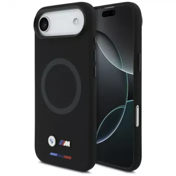 BMW M Silikoninis Logotipo MagSafe Dėklas, skirtas iPhone Air, Juodas