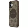 Guess 4G Circle Classic Logo MagSafe Back Cover, skirtas Apple iPhone 17 - Ruda