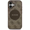Guess 4G Circle Classic Logo MagSafe Back Cover, skirtas Apple iPhone 17 - Ruda