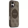 Guess 4G Circle Classic Logo MagSafe Back Cover, skirtas Apple iPhone 17 - Ruda