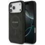 Guess 4G Ring Classic Logo MagSafe Dėklas, skirtas iPhone 17 Pro Max (Juodas)