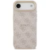 Guess 4G PU Classic Logo MagSafe dėklas, skirtas iPhone Air, rožinis