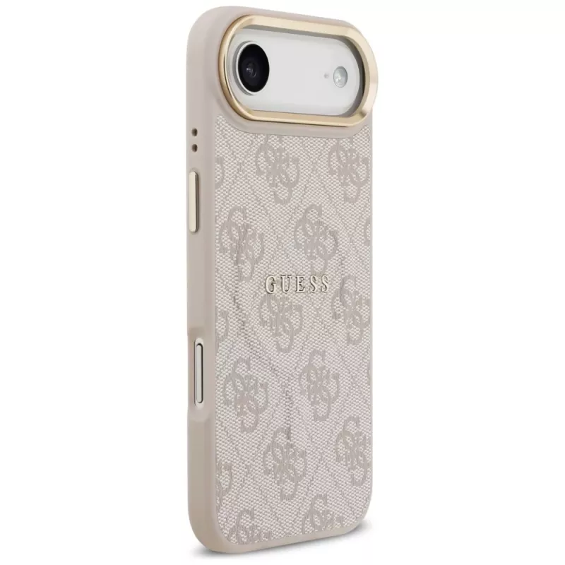 Guess 4G PU Classic Logo MagSafe dėklas, skirtas iPhone Air, rožinis