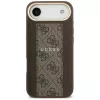 Guess 4G Stripe MagSafe dėklas, skirtas iPhone Air, rudas
