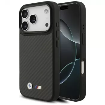 BMW M Kevlar Matt MagSafe dėklas, skirtas Apple iPhone 17 Pro, juodas