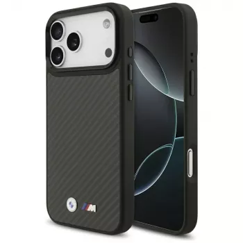 BMW M Kevlar Matt MagSafe dėklas, skirtas iPhone 17 Pro Max, juodas