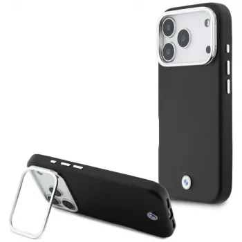 BMW M Sign metalinio logotipo MagSafe dėklas iPhone 17 Pro, juodas