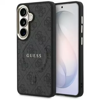 Guess 4G Embossed Ring MagSafe Case, skirtas Samsung Galaxy S26+ (juoda)