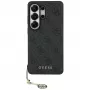 Guess 4G Classic Logo Charm MagSafe dėklas, skirtas Samsung Galaxy S26 Ultra (juodas)