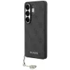 Guess 4G Classic Logo Charm MagSafe dėklas, skirtas Samsung Galaxy S26 Ultra (juodas)