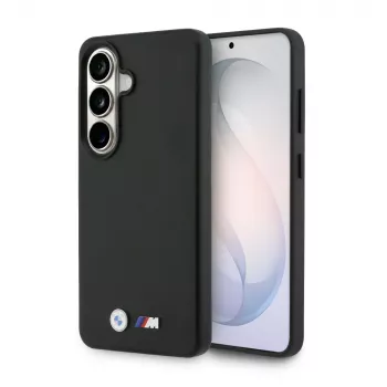 BMW M Metal Logo MagSafe dėklas, skirtas Samsung Galaxy S26, juodas