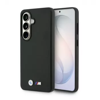 BMW M Metal Logo MagSafe dėklas, skirtas Samsung Galaxy S26+, juodas