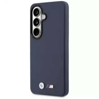 BMW M Metal Logo MagSafe dėklas, skirtas Samsung Galaxy S26, tamsiai mėlynas
