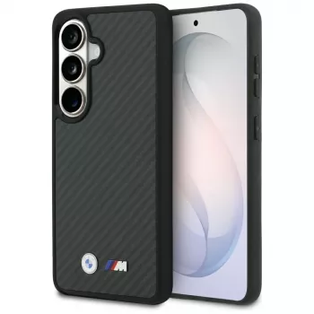 BMW M Kevlar Logo MagSafe dėklas, skirtas Samsung Galaxy S26, juodas