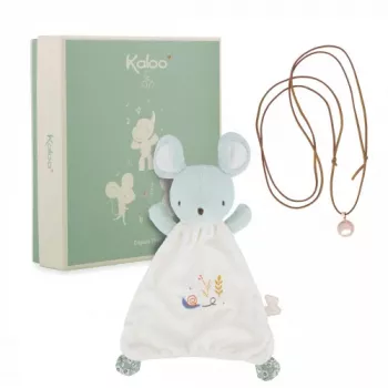 Kaloo 2-in-1 Dovanų rinkinys (Guodė + Nėštumo Bola Karoliai) Pelė Petites Chansons