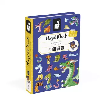 Janod Magnetibook Smoki magnetinis knygos žaidimas – drakonų fantazijos tema