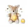 Cloud B Love Light Buddies Finley Fawn pliušinis žaislas su naktine lempute ir raminančiais garsais