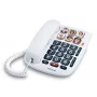Alcatel TMAX10+ Corded Desk Phone White