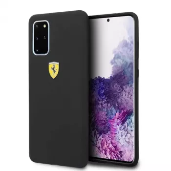 Ferrari Hardcase FESSIHCS67BK Silikoninis galinis dangtelis, skirtas Samsung Galaxy S20+ (G985) - Juodas