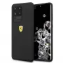 Ferrari Hardcase FESSIHCS69BK Silikoninis dėklas, skirtas Samsung Galaxy S20 Ultra - Juodas