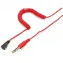 Kaiser Flash Cable, Red, 10m PC and Jack Plug, 6.35mm 1409