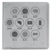 Nanlite Gobo Set 1 - 10 metalinių gobo šablonų, skirtų Forza 60/60B