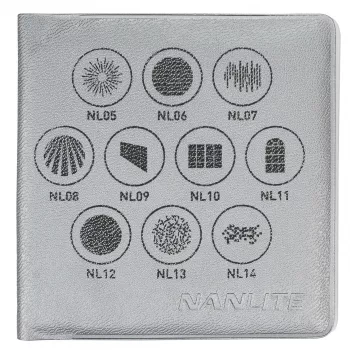 Nanlite Gobo Set 1 - 10 metalinių gobo šablonų, skirtų Forza 60/60B