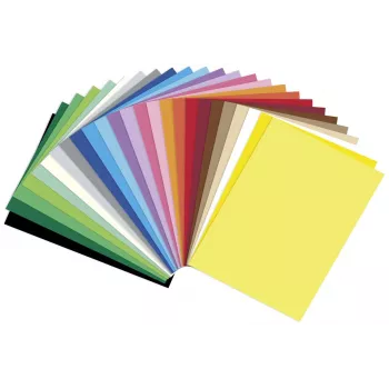 Folia Fotokarton Photo Cardstock Įvairių spalvų 300 g/m² 25 lapų A4