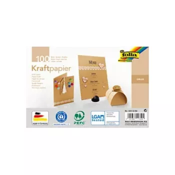 Folia Kraft Cardboard Motif Block Kraft popierius A5 120 g/m² - 120 g/m² - A5