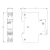 Siemens 5SV13166KK16 RCBO 2-Pole 16 A 30 mA Type C 6 kA