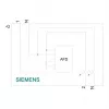 Siemens 5SV6016-6KK16 AFDD/MCB kombinacinis įrenginys B16 2-polių 230V 1TE