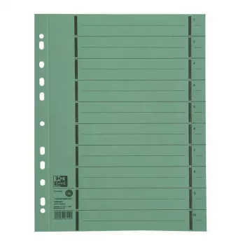 ELBA skiriamasis lapas 400004667 DIN A4 250 g/m² manilos kartonas žalias