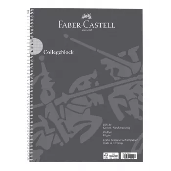 FABER-CASTELL College Block su languota linija DIN A4 su parašte