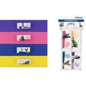 Tombow Trintukai „Magiškų gyvūnų mokykla“ Balti 4 vienetai