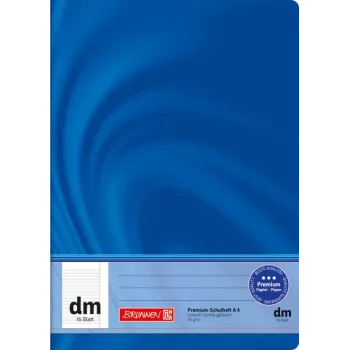 Brunnen Aufgabenheft 1046814 DIN A5 siūlais susiūtas, linijuotas, 48 lapų - A5