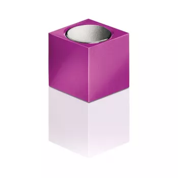 SIGEL BA727 kubiniai neodimio magnetai 11 mm, rožinės/mėlynos/žalios spalvos, blizgūs, 3 vnt.