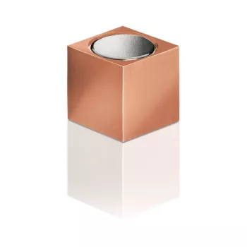 SIGEL BA724 Kubiniai neodimio magnetai 11 mm varis auksas pilka blizgūs 3 vnt. pakuotė