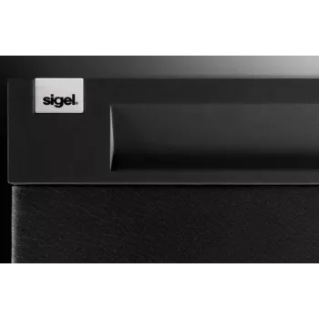SIGEL CINTANO Stalo kilimėlis S - Juoda - Dirbtinė oda - 600 x 490 mm - 1 vnt.