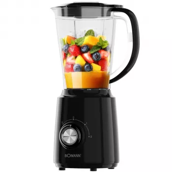 Bomann UM 6091 CB Black Stand Mixer 1200 W 6.3 L Nerūdijančio plieno dubuo
