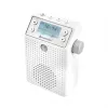 Soundmaster DAB60WE kištukinis radijas DAB+, FM, Bluetooth, USB laisvų rankų funkcija, atsparus vandens purslams, baltas