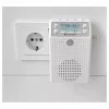 Soundmaster DAB60WE kištukinis radijas DAB+, FM, Bluetooth, USB laisvų rankų funkcija, atsparus vandens purslams, baltas
