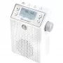 Soundmaster DAB60WE kištukinis radijas DAB+, FM, Bluetooth, USB laisvų rankų funkcija, atsparus vandens purslams, baltas