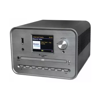Soundmaster ICD1050SW internetinė radija su WiFi, DAB+, FM, CD, MP3, USB, Bluetooth, APP - stereo, juoda