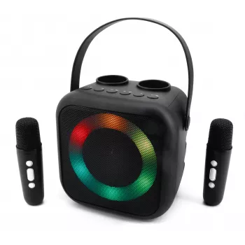 Soundmaster BT2024SW Bluetooth garsiakalbis, disko šviesa, 2 mikrofonai, juoda
