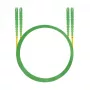 HELOS LWL Patch Cable E2000® APC/E2000® APC (LSH) Duplex 9/125µm OS2 Geltona 0,5m